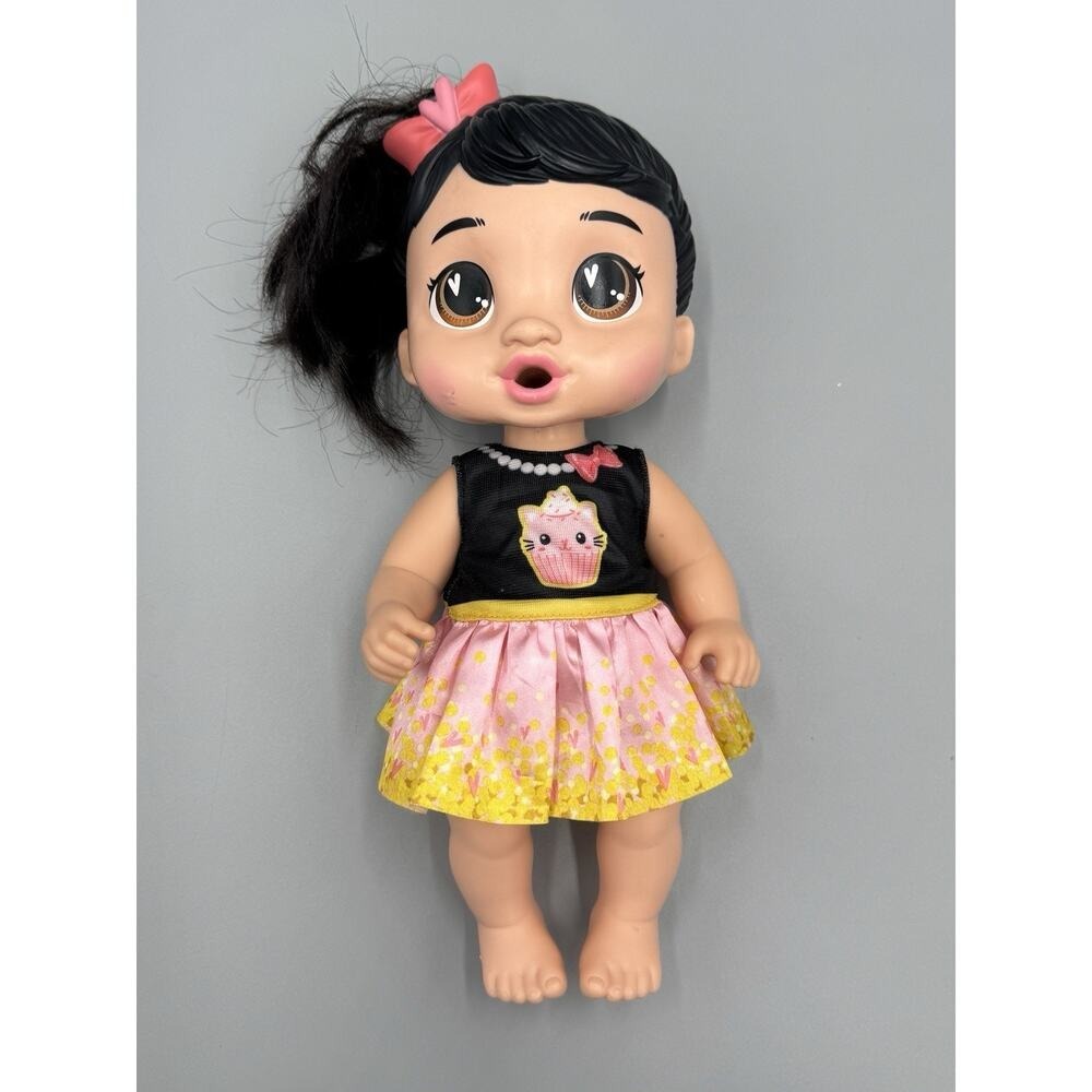 2024 Baby Alive Birthday Bestie Doll Only Black Hair Brown Eyes 10" READ DETAILS